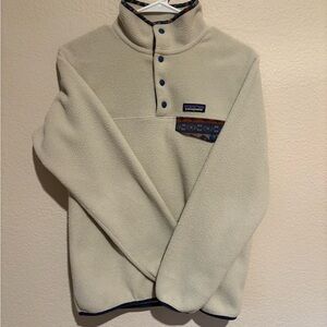 Patagonia Cream Fleece Synchilla XS